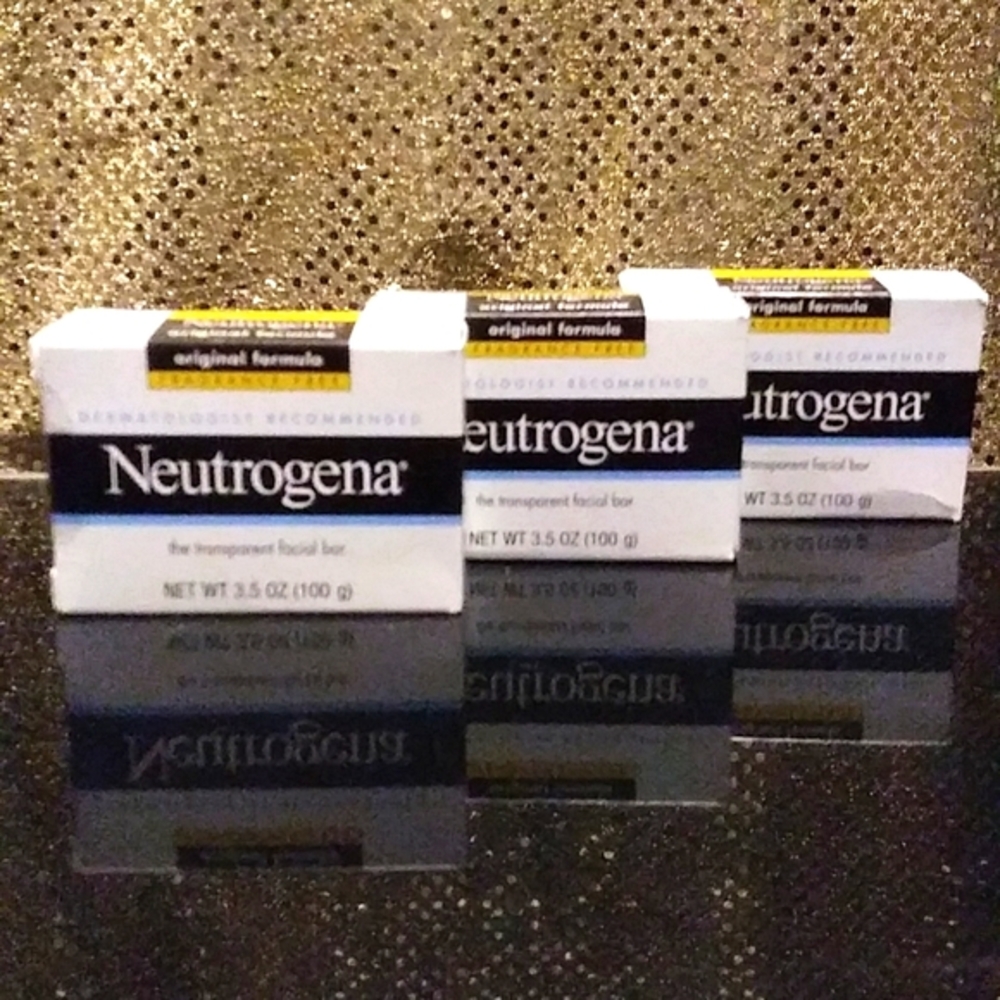 *NEW Neutrogena Transparent Facial Soap Pack of 3